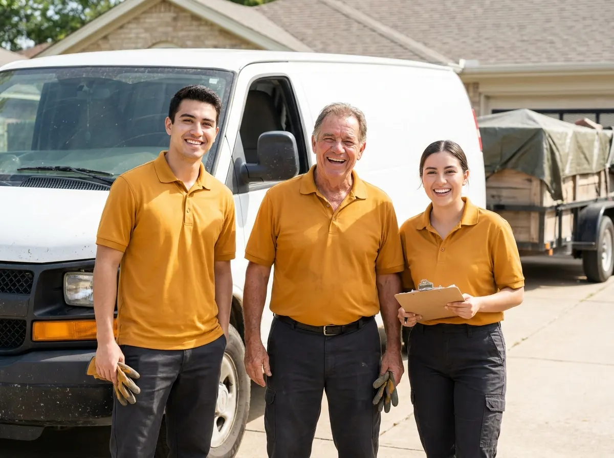Clear Way Junk Removal junk removal service team in Dallas, TX